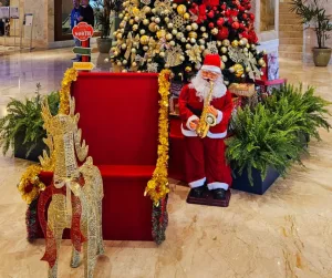 decoração de natal em hotel