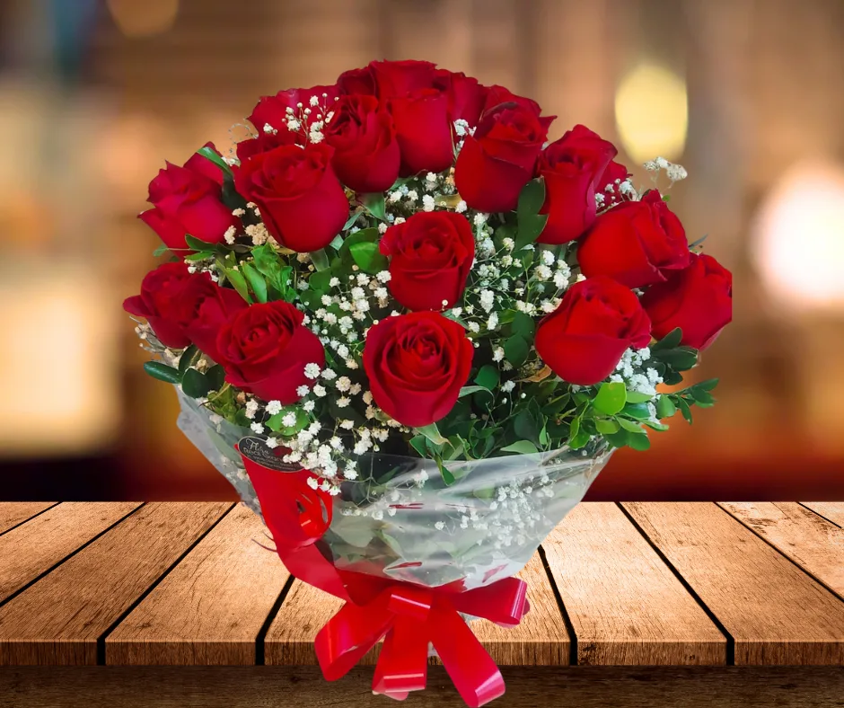 buque de rosas vermelhas